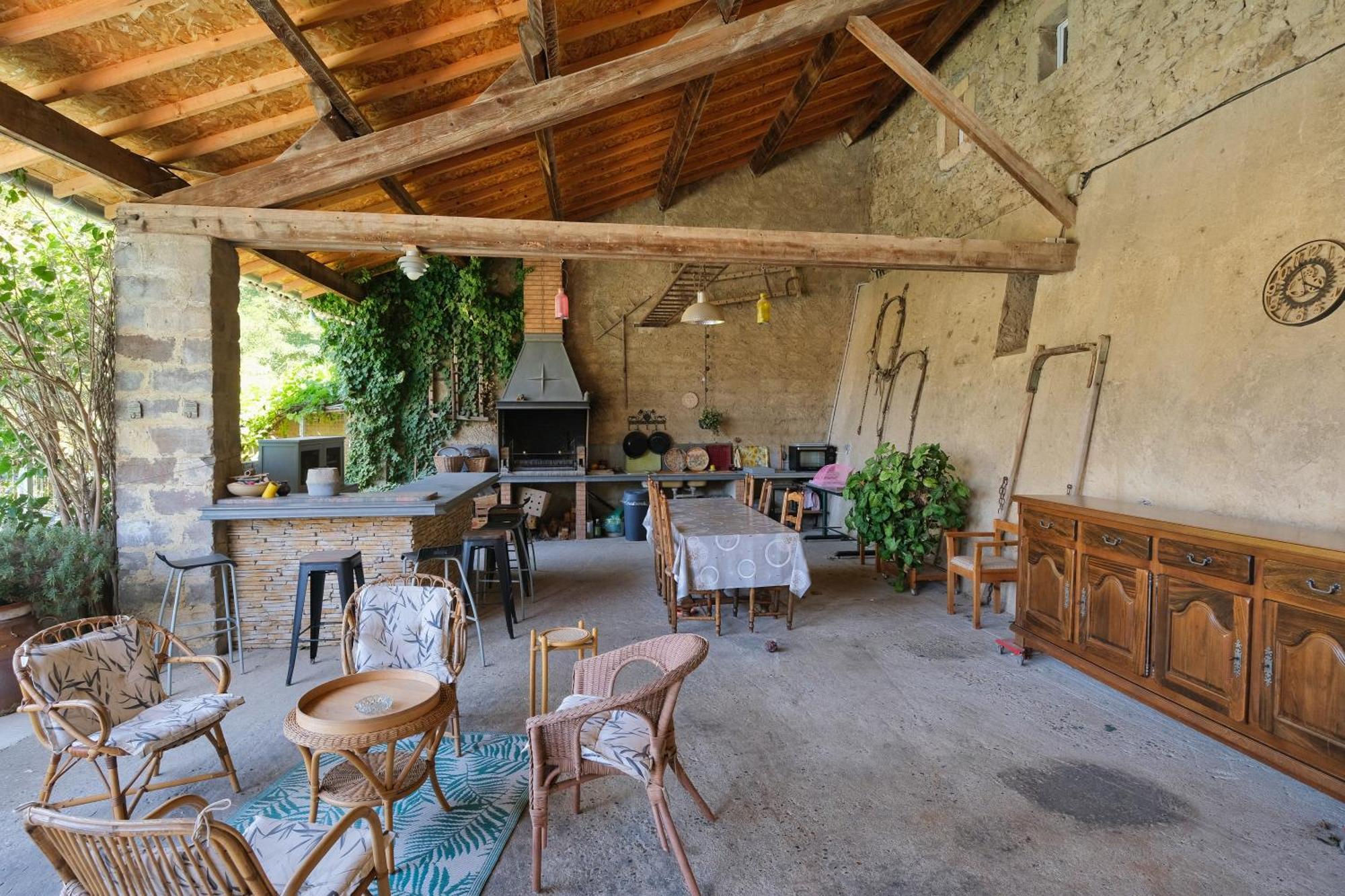 Le Cocon Bed and Breakfast Saint-Paul-les-Fonts Buitenkant foto